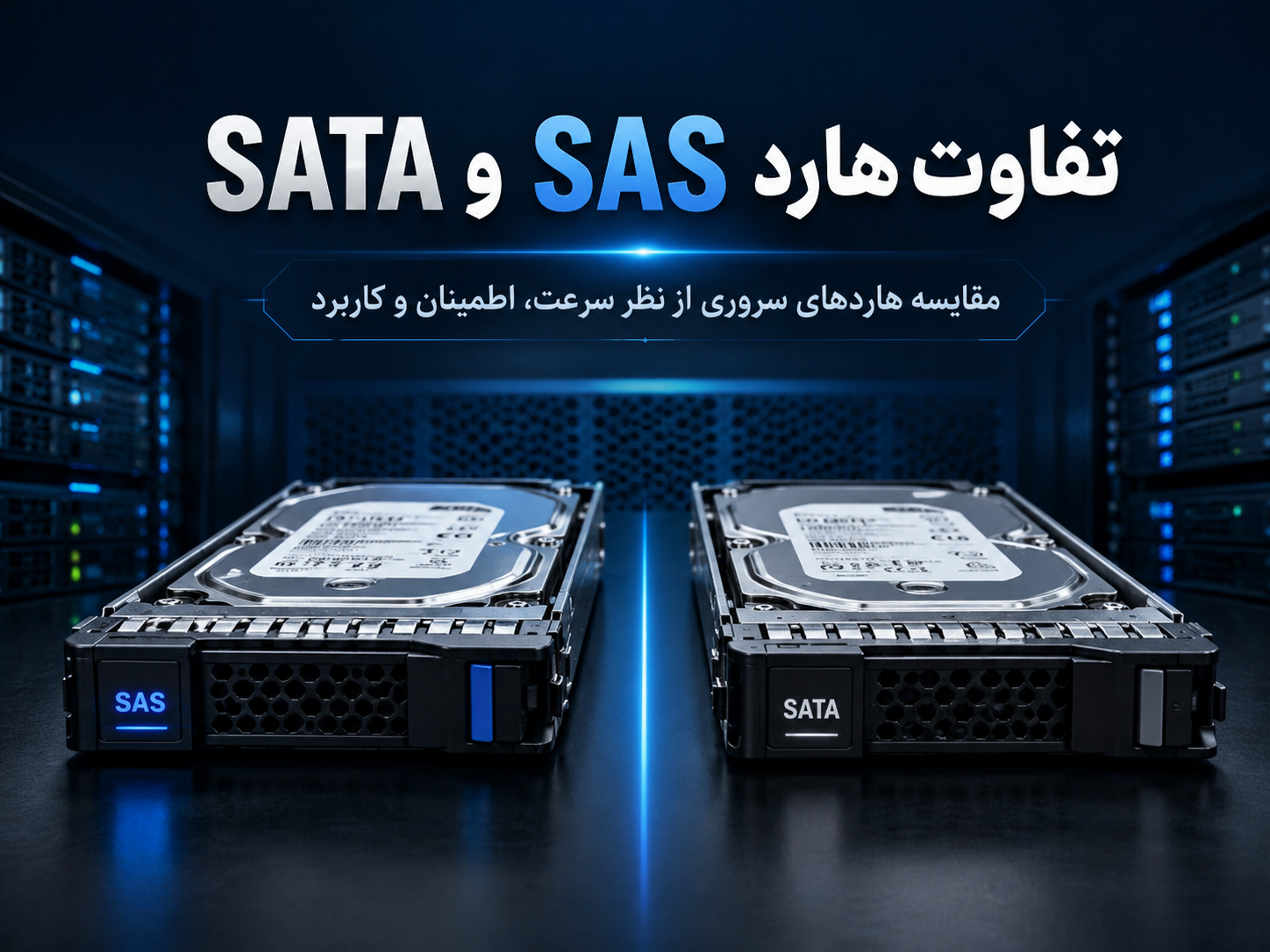 تفاوت هارد SAS و SATA در سرور؛ کدام گزینه برای شما مناسب‌تر است؟
