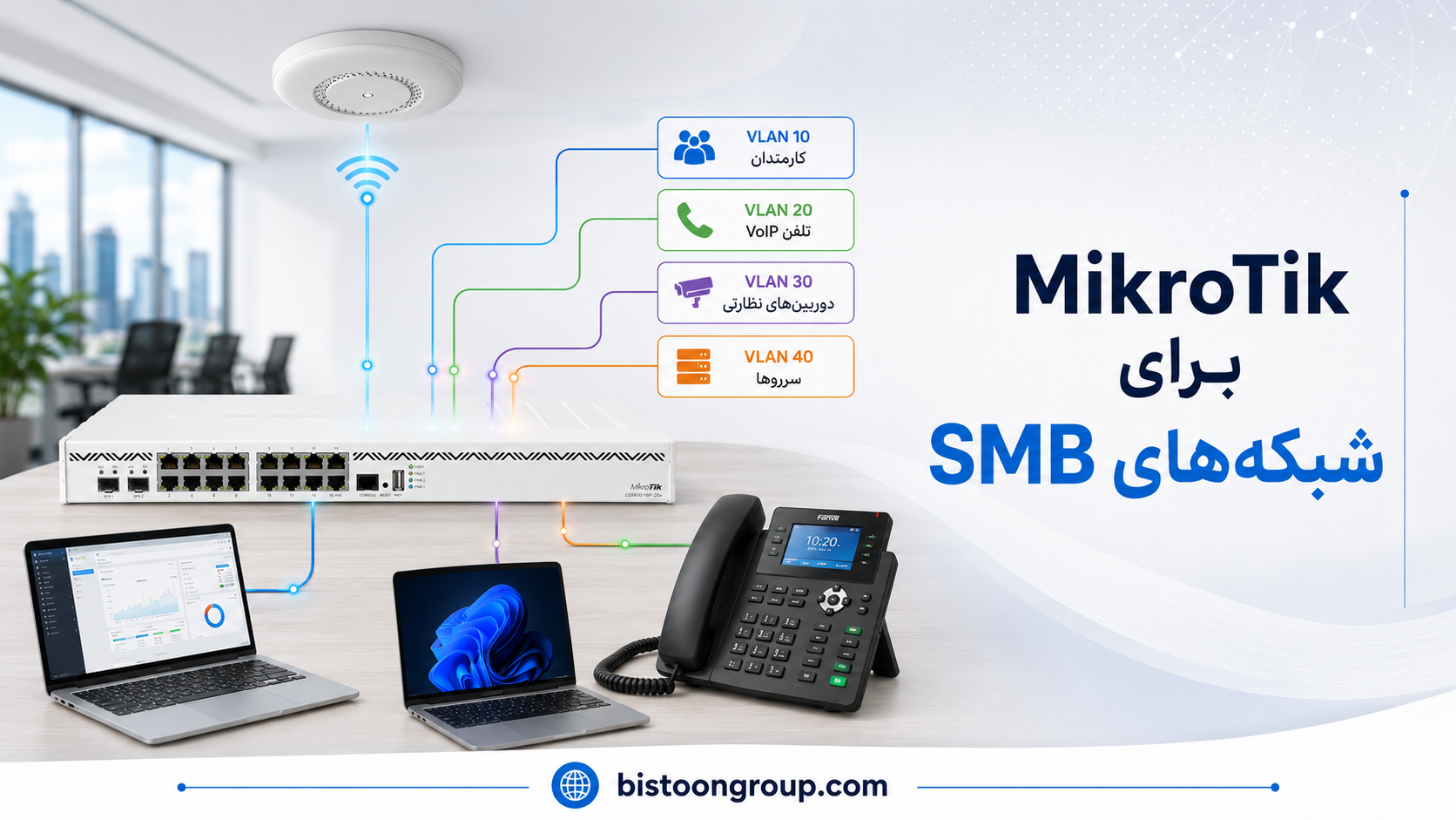 چرا MikroTik برای شبکه‌های SMB گزینه‌ای جدی است؟