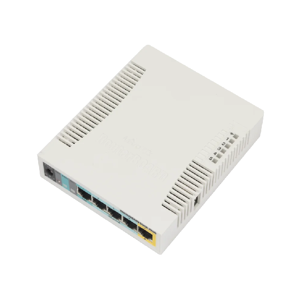 روتر بی‌سیم میکروتیک RB951Ui-2HnD با خروجی PoE