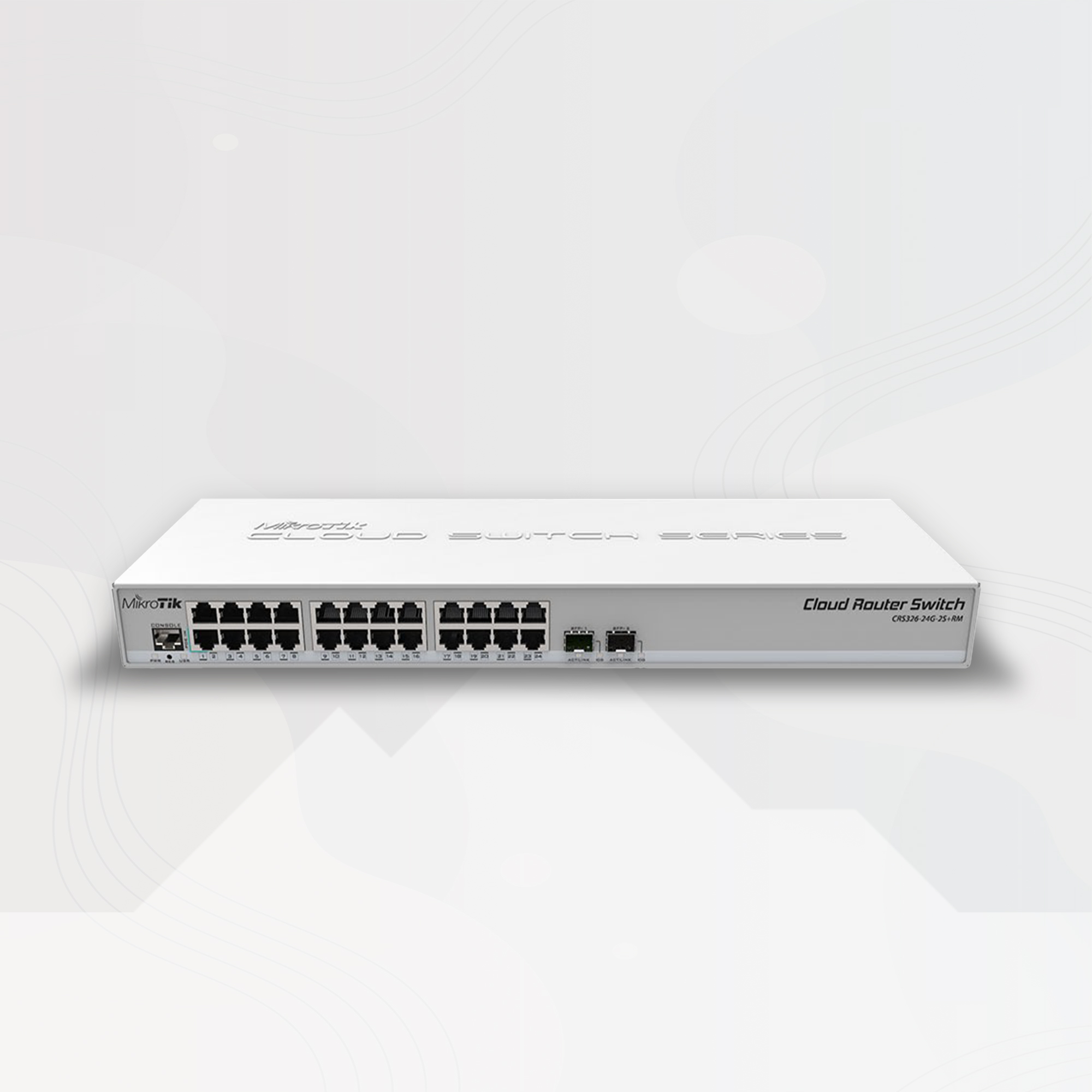 روتر سوئیچ میکروتیک CRS326-24G-2S+RM